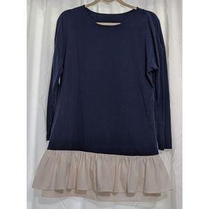 Knee Length Dress w/Ruffle